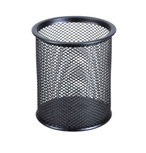 Portapenne Porta Penne Penna Metallo Nero Forato Traforato dfh