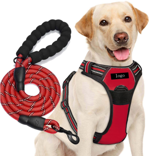 No Pull Dog Pet Harness Adjustable Control Vest Dogs with 1.