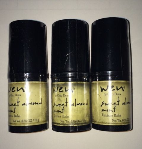 Wen by Chaz Dean Sweet Almond Mint Texture Balm 3 Ounces New Next
