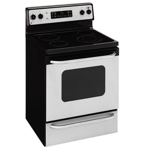 GE  Range Stainless Steel Electric Free-Standing  Single Oven