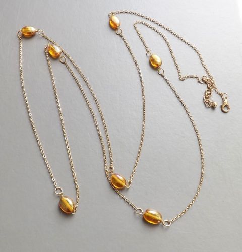 Glass Yellow Gold Plated Fashion Jewelry