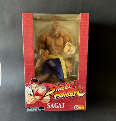 Figurine Pvc Blue Variant Sagat Street Fighter 25cm Ltd 7500 Par Sota