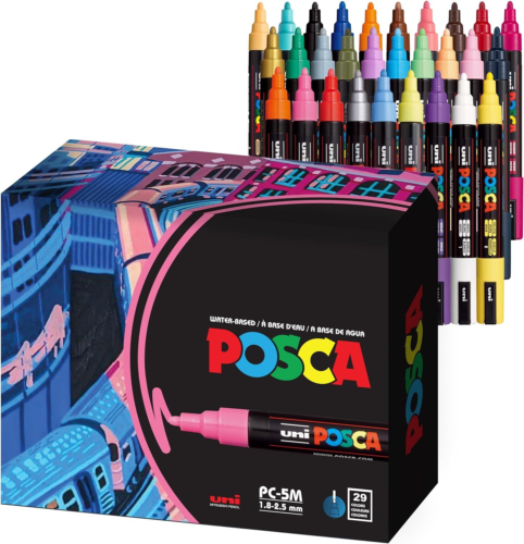 With Reversible Tips, Set Of Medium, Multicolor