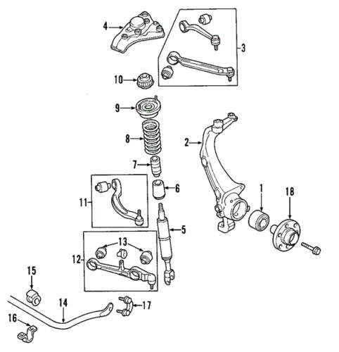 FanShow Front A-arm Long Bushings For Polaris Sportsman 500 Ho 2001-2002.  Black Gold  4pcs Front Black Gold 4pcs - Foto 3