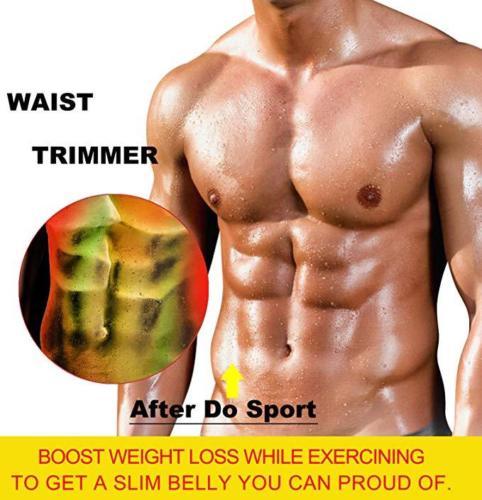 Men Women Shapewear Sweat Waist Cincher Trainer Body Shaper Neoprene Hot Belt HS