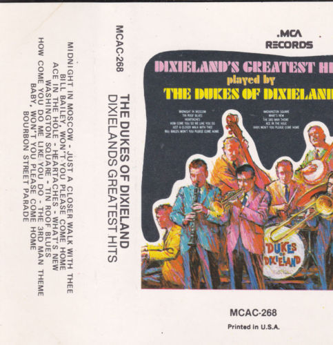 Dixieland Music Cassettes