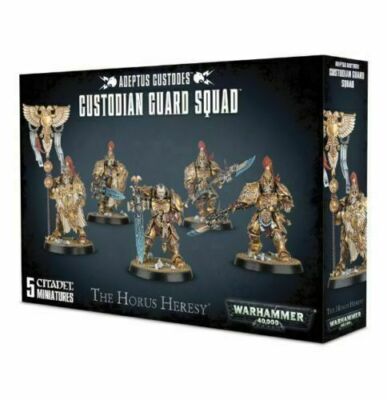 Warhammer 40K Adeptus Custodes Custodian Guard Squad