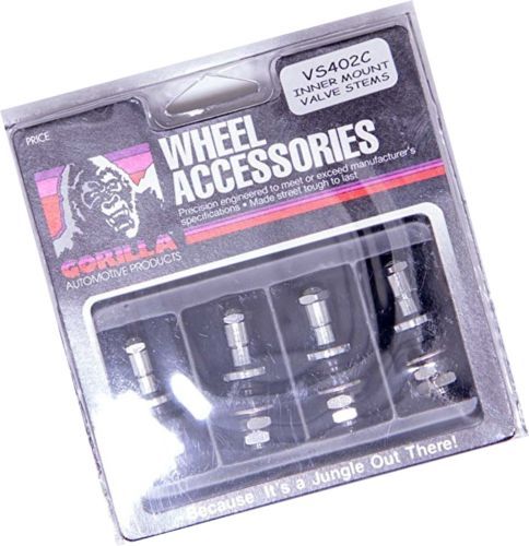 Gorilla Valve Stems Inner Mount Bolt On Chrome (4pk) Gorilla Valve Stems Inner Mount Bolt On Chrome (4pk)