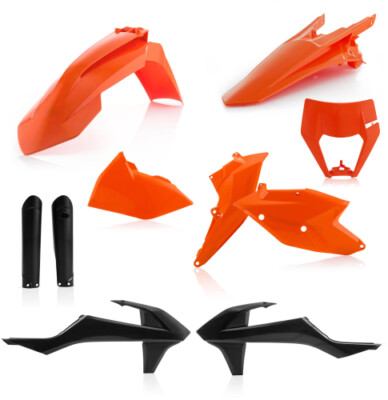 Acerbis 2733426345 Full Plastic Kit - Original 19 (OE) Orange | Black 1403-2783