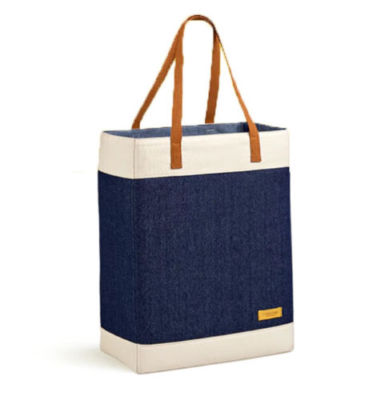 L'Occitane En Provence Travel Tote Bag Denim Design Edition New with Tags 