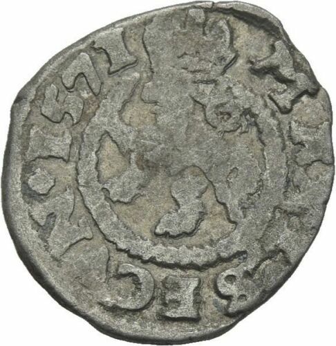1571 Bohemia Austria Kuttenberg Silver White Pfennig