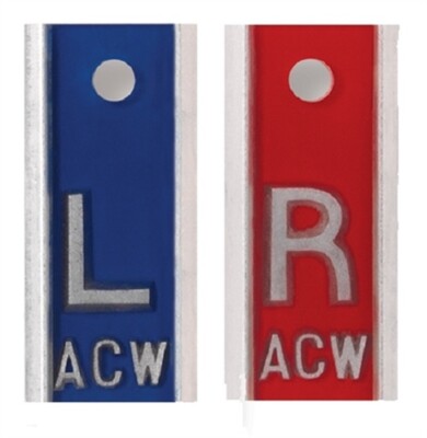 Custom X-Ray Markers - Left/Right Set (Aluminum)