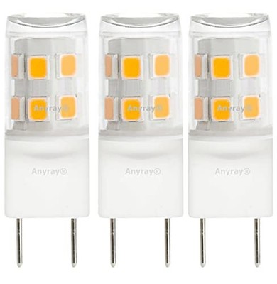 (3)-LED Pack G8 Replacement Light Bulbs 2W for 120V 20-Watt for Microwave