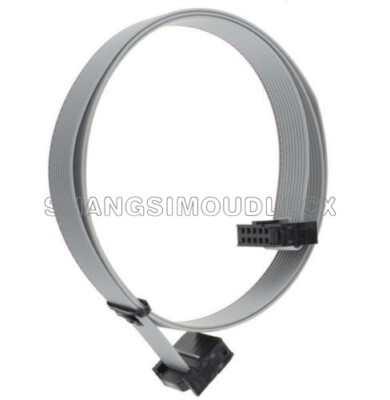 70CM 10 Pin USBISP USBASP JTAG AVR 2.54mm Download Wire Ribbon Cable NEW