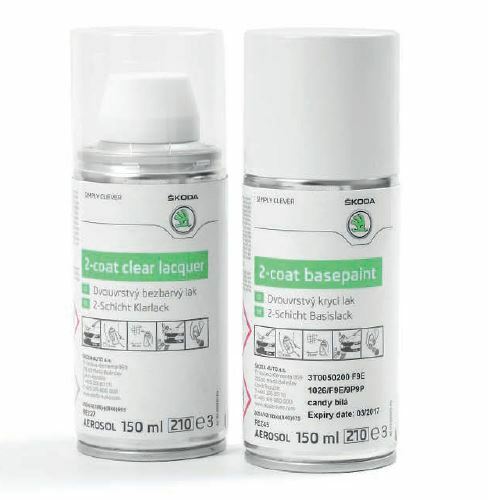 Original Skoda Lackspray Set Lf9e Candy Weiss Lack Spray Dose 9p9p