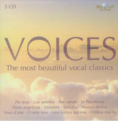 Voices - The Most Beautiful Vocal Classics (CD, 2011, 5-Disc Set) NEW