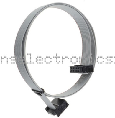 10PCS 70CM 10 Pin USBISP USBASP JTAG AVR Download wire 10P Ribbon Cable 2.54mm