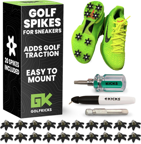 DIY Golf Cleats Kit Transform Sneakers Golf Shoes Spike Gift