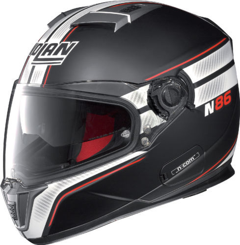 1997 nolan helmet e97004 n27 Vintage Nolan N27 Full Face Motorcycle Helmet XL Extra Large Black made in  Italy
