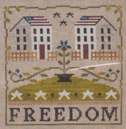 VERY RARE Edith Hansen cross stitch calendar/pattern 1988