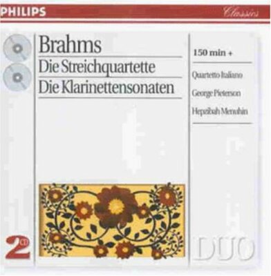 Hepzibah Menuhin - Brahms: The Complete String Qua... - Hepzibah Menuhin CD N7VG