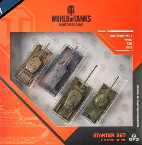 Стартовый набор World of Tanks 2023 (Маус, Т29, ИС-3, Центурион) Gale Force 9