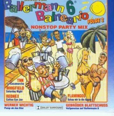 Lieder vom Ballermann 6 Balnerario Nonstop Party-Mix 2 ('96) - CD - Inner Kne...