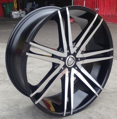 22 inch 22x10.5 1AV ZX4 BLACK MACHINED wheel rim 5x120 +38 | eBay