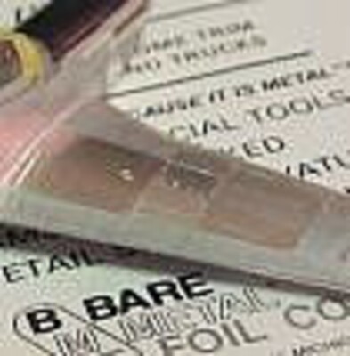 Bare-Metal-Foil Gold Bare Metal Foil - Miscellaneous Hobby Building Supply - #8