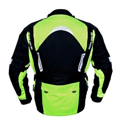 Motorradjacken in Grün