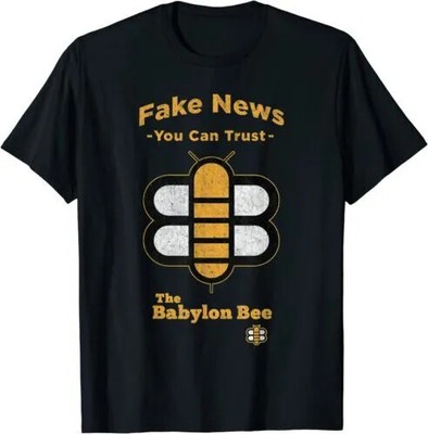 HOT! The Babylon Bee - Fake News You Can Trust, Funny Republican T-Shirt S-5XL