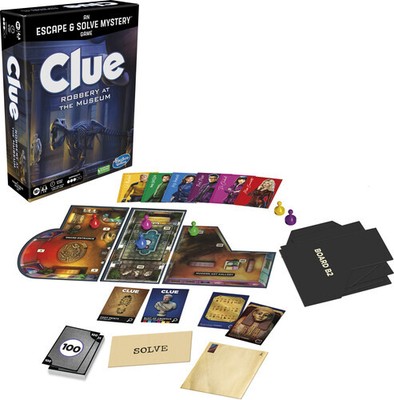 Hasbro Gaming - Clue Robbery at the Museum [New ] Table Top Game, Board Game