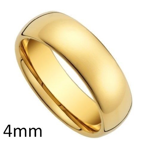 Band Yellow Gold Rings for Men