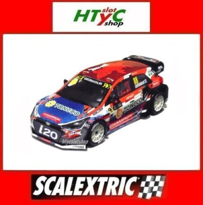 SCALEXTRIC HYUNDAI I20 RX #68 NICLAS GRONHOLM RALLYCROSS 2020 SCX U10391S300