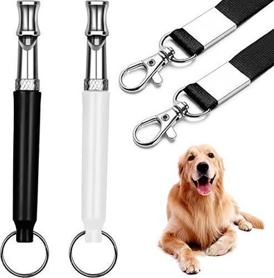2X Dog Whistle Professional Dog Training Whistle Adjustable Whistle with Lanyard