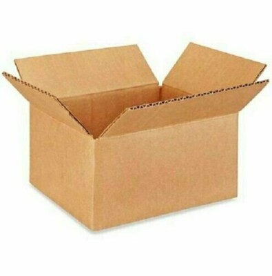 100 8x6x4 Cardboard Paper Boxes Mailing Packing Shipping Box Corrugated Carton