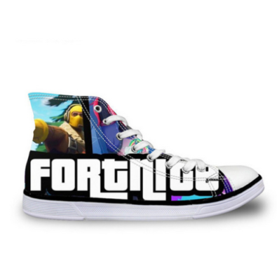 Fortnite Shoes High Tops Fortnite Kids Size Canvas Sneakers Battle Royale Many Styles And Sizes Ebay