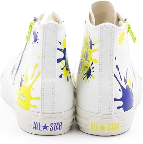 Pre-owned Converse X Splatoon3 Collabo Sneakers All Star Z Hi White 5in-10in Japan