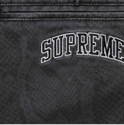Pre-owned Supreme Snake Print Chino Pant Black Ss24 Size 30 Brand In Hand