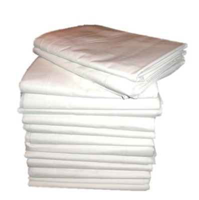 Atlas Full XL Flat Sheet White T180 81x115 Inch 96-Sheets - Hotel, Bed & Condo,
