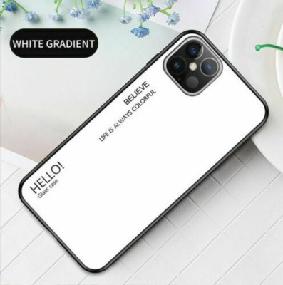Gradient Color Glass Phone Case For Huawei Honor 20 50 V20 X10 Play V40