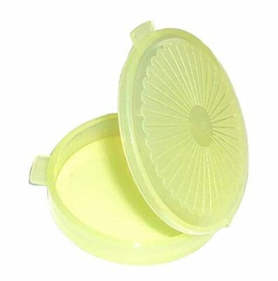Tupperware NEW Tiny Clamshell Pill Keeper Round Pocket Container