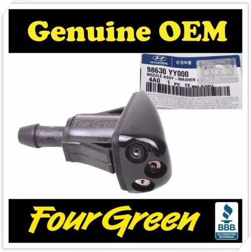 Fits For Hyundai Kia 2Pcs Front Windshield Washer Spray Nozzles