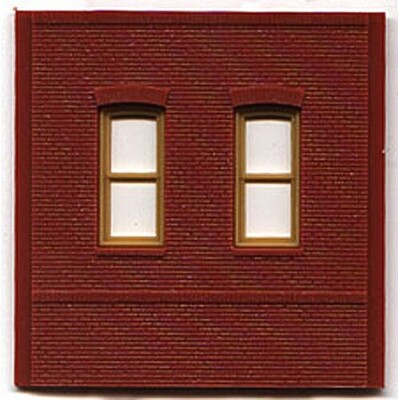 Woodland DPM Dock Level Rectangle Window (4) - HO Scale Model Railroad Building