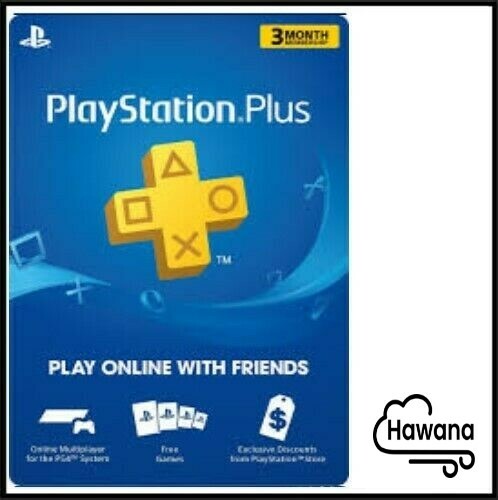 Sony PlayStation PS Plus PSN 3-Month / 90 Days Membership Subscription – USA