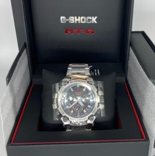 Pre-owned Casio G-shock Mtg-b3000d-1ajf Mt-g Series Men's Wrist Watch Metal Band Silver