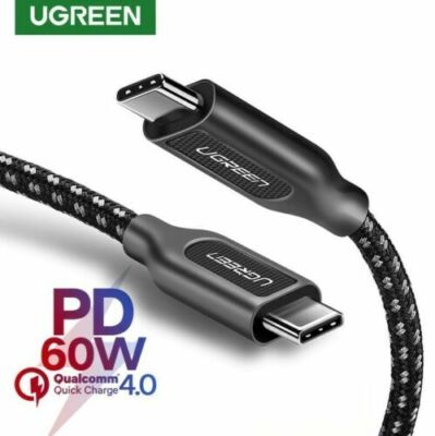 USB C to USB C Cable Data Quick Charge HIGH QUALITY Braided Cord PD 60W QC 4.0
