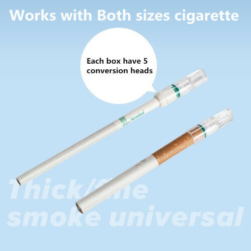 100 Pcs Pack Disposable Tobacco Cigarette Filter Holder Slim Convert Reduce Tar 