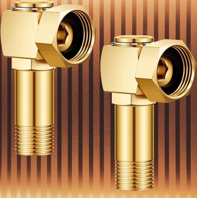 2 Pieces Hose Reel Parts Fittings Garden Hose Reel Parts Adapter Brass Swivel