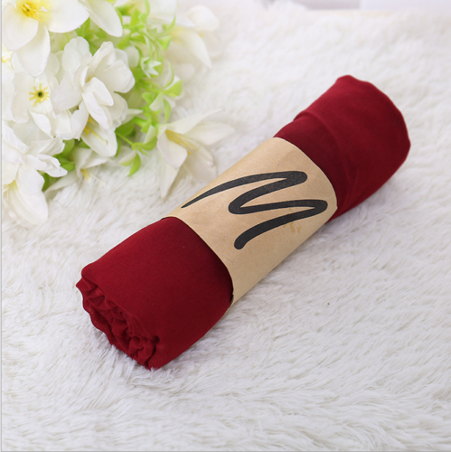 Color:Wine Red:Fashion Style Lady Women Scarves Long Soft Cotton Scarf Wrap Girls Shawl Stole 